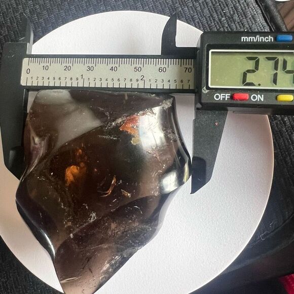 Smoky Quartz Crystal Flame - Picture 11 of 15